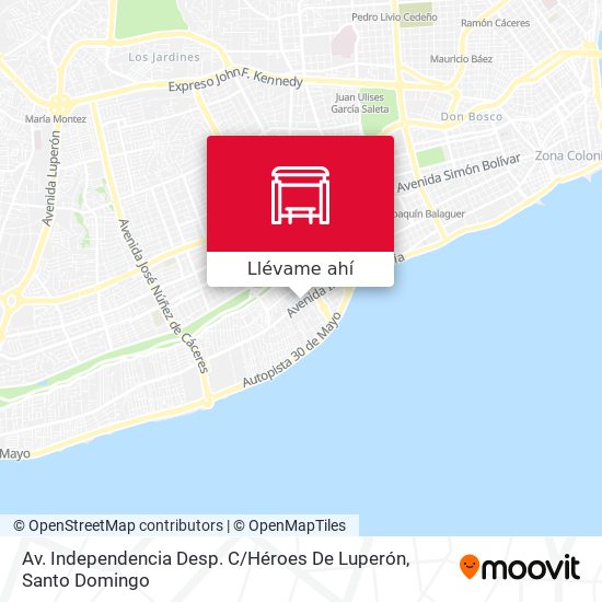 Mapa de Av. Independencia Desp. C / Héroes De Luperón