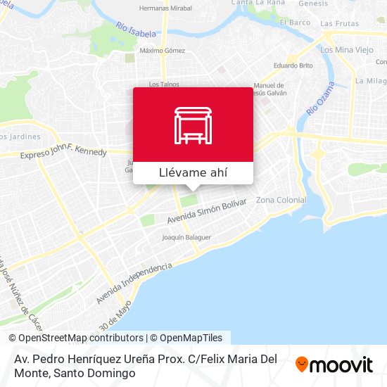 Mapa de Av. Pedro Henríquez Ureña Prox. C / Felix Maria Del Monte