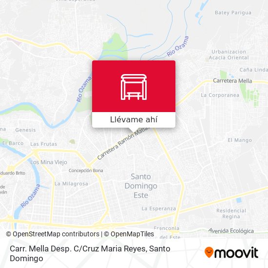 Mapa de Carr. Mella Desp. C / Cruz Maria Reyes