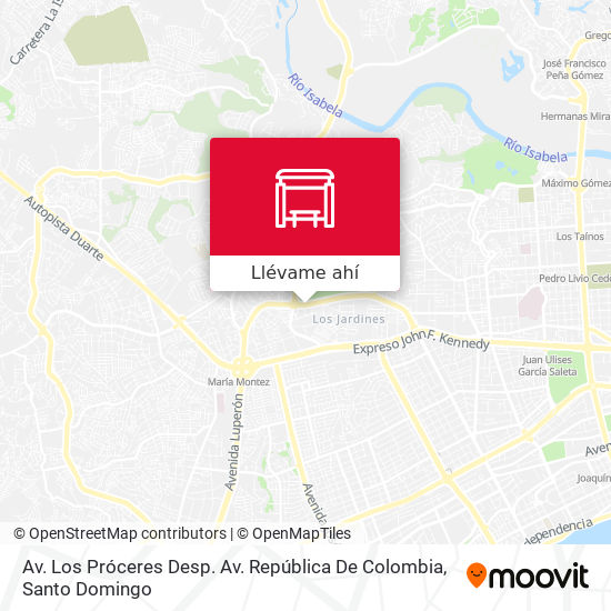 Mapa de Av. Los Próceres Desp. Av. República De Colombia