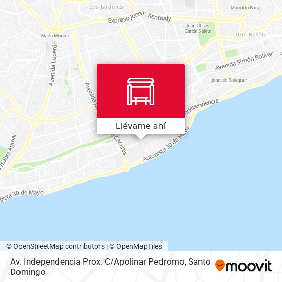 Mapa de Av. Independencia Prox. C / Apolinar Pedromo