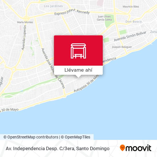 Mapa de Av. Independencia Desp. C/3era