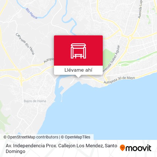 Mapa de Av. Independencia Prox. Callejon Los Mendez