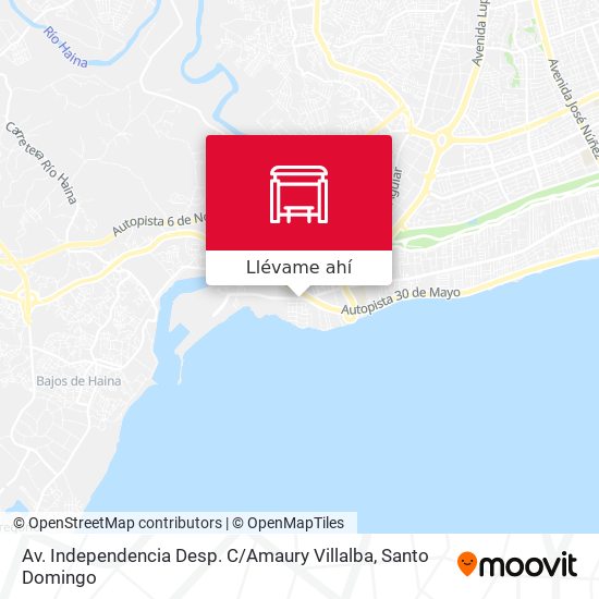 Mapa de Av. Independencia Desp. C / Amaury Villalba