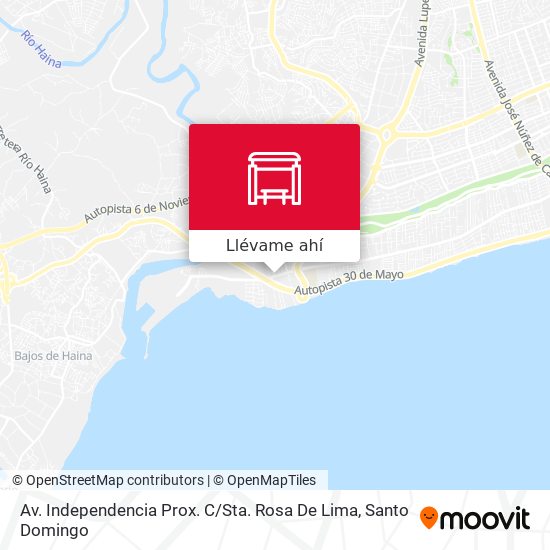 Mapa de Av. Independencia Prox. C / Sta. Rosa De Lima