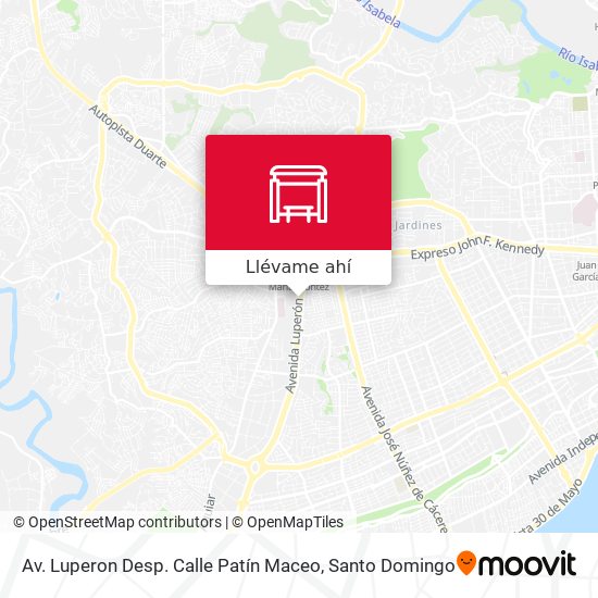 Mapa de Av. Luperon Desp. Calle Patín Maceo