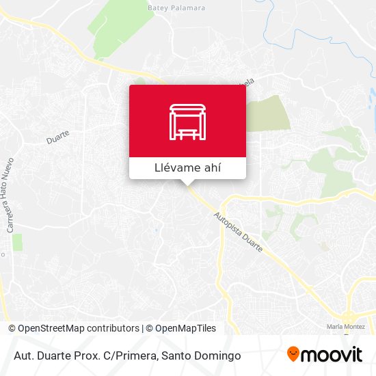 Mapa de Aut. Duarte Prox. C/Primera