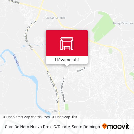 Mapa de Carr. De Hato Nuevo Prox. C / Duarte