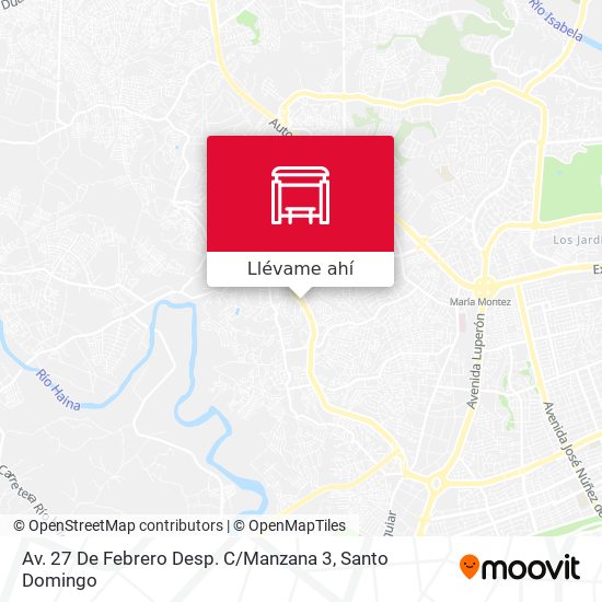 Mapa de Av. 27 De Febrero Desp. C / Manzana 3