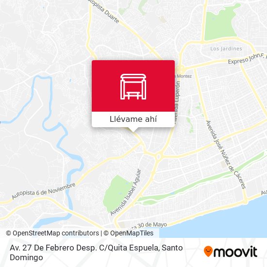 Mapa de Av. 27 De Febrero Desp. C / Quita Espuela