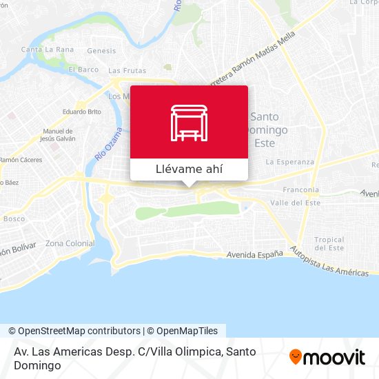Mapa de Av. Las Americas Desp. C / Villa Olimpica