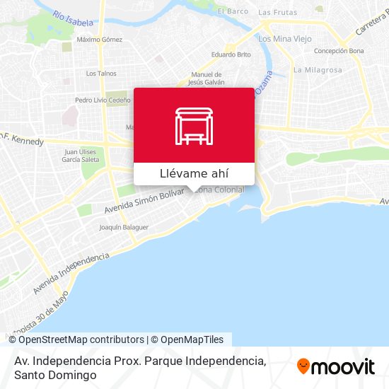 Mapa de Av. Independencia Prox. Parque Independencia