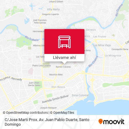 Mapa de C / Jose Marti Prox. Av. Juan Pablo Duarte
