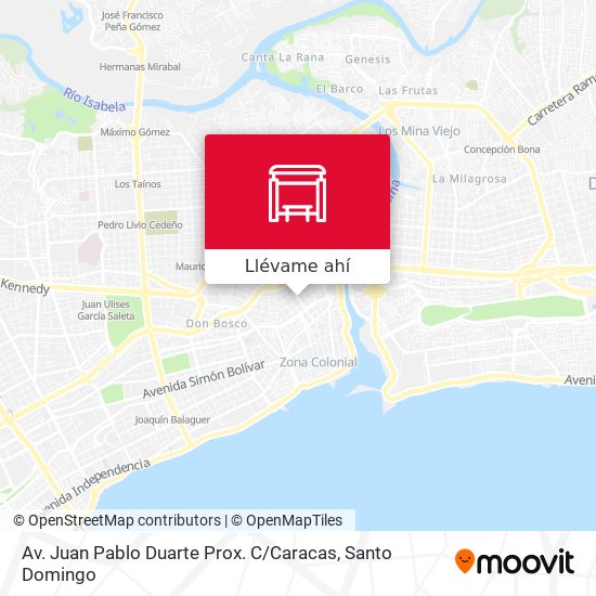 Mapa de Av. Juan Pablo Duarte Prox. C / Caracas