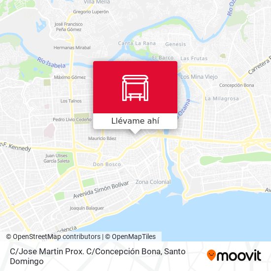 Mapa de C / Jose Martin Prox. C / Concepción Bona