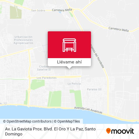 Mapa de Av. La Gaviota Prox. Blvd. El Oro Y La Paz