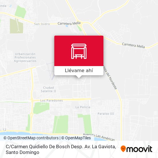 Mapa de C / Carmen Quidiello De Bosch Desp. Av. La Gaviota