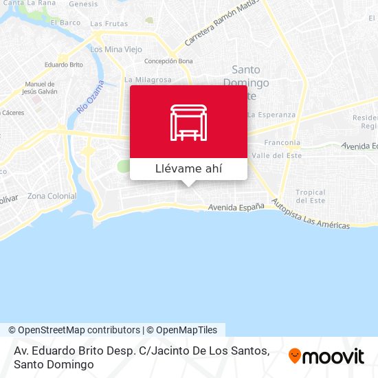 Mapa de Av. Eduardo Brito Desp. C / Jacinto De Los Santos