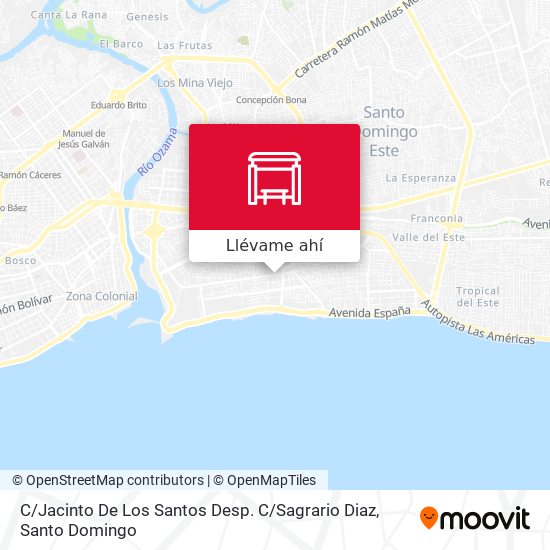 Mapa de C / Jacinto De Los Santos Desp. C / Sagrario Diaz