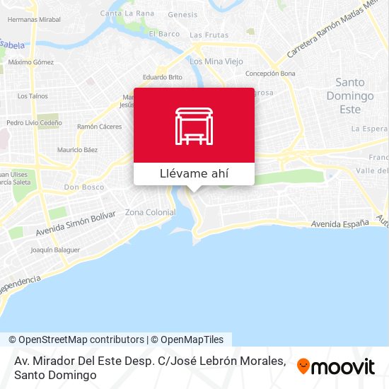 Mapa de Av. Mirador Del Este Desp. C / José Lebrón Morales