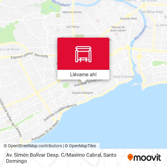 Mapa de Av. Simón Bolívar Desp. C / Maximo Cabral