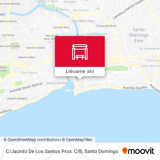 Mapa de C / Jacinto De Los Santos Prox. C / B
