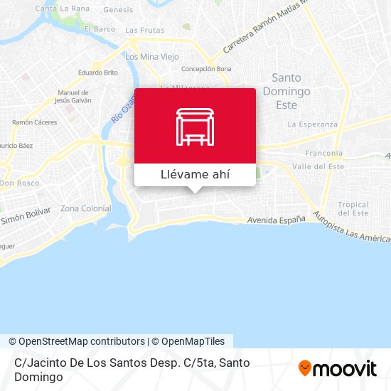 Mapa de C / Jacinto De Los Santos Desp. C / 5ta