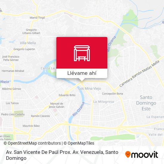 Mapa de Av. San Vicente De Paúl Prox. Av. Venezuela
