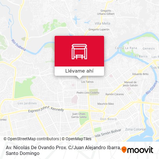 Mapa de Av. Nicolás De Ovando Prox. C / Juan Alejandro Ibarra