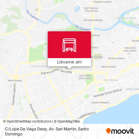 Mapa de C / Lope De Vega Desp. Av. San Martin