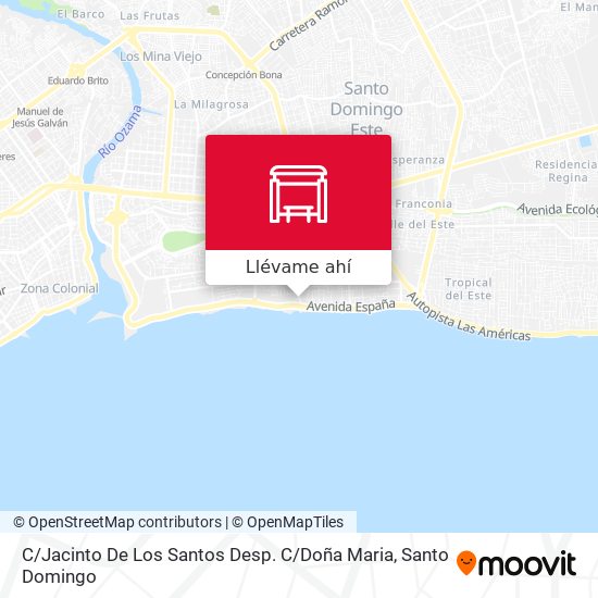 Mapa de C / Jacinto De Los Santos Desp. C / Doña Maria