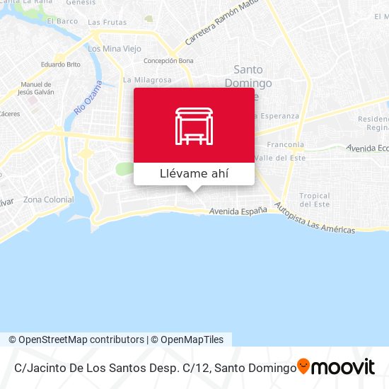 Mapa de C / Jacinto De Los Santos Desp. C / 12