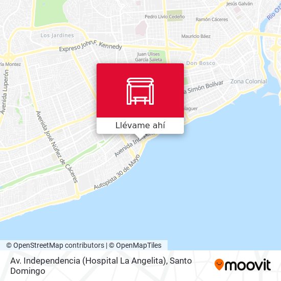 Mapa de Av. Independencia (Hospital La Angelita)