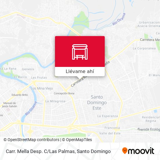 Mapa de Carr. Mella Desp. C/Las Palmas