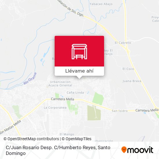Mapa de C / Juan Rosario Desp. C / Humberto Reyes