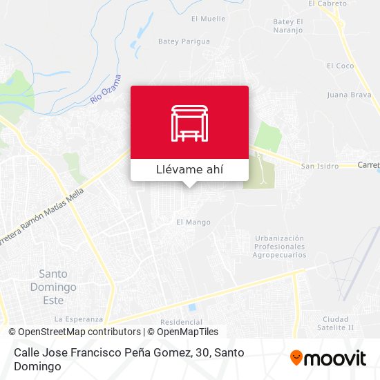 Mapa de Calle Jose Francisco Peña Gomez, 30