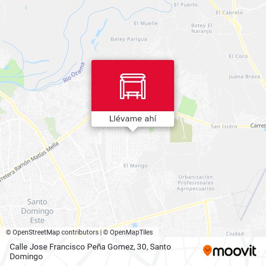 Mapa de Calle Jose Francisco Peña Gomez, 30