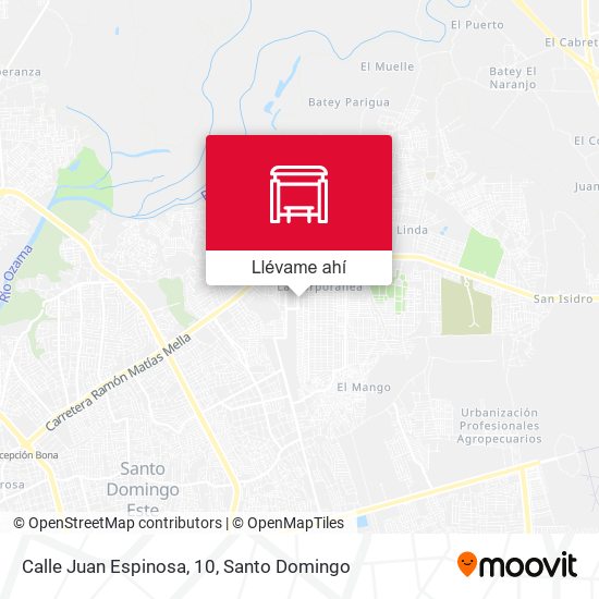 Mapa de Calle Juan Espinosa, 10