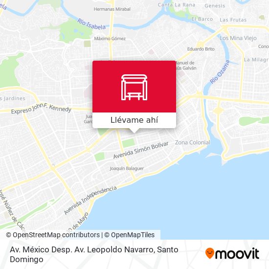 Mapa de Av. México Desp. Av. Leopoldo Navarro
