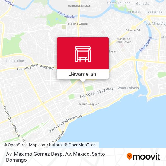Mapa de Av. Maximo Gomez Desp. Av. Mexico