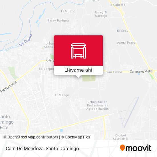 Mapa de Carr. De Mendoza