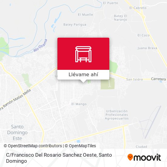 Mapa de C / Francisco Del Rosario Sanchez Oeste