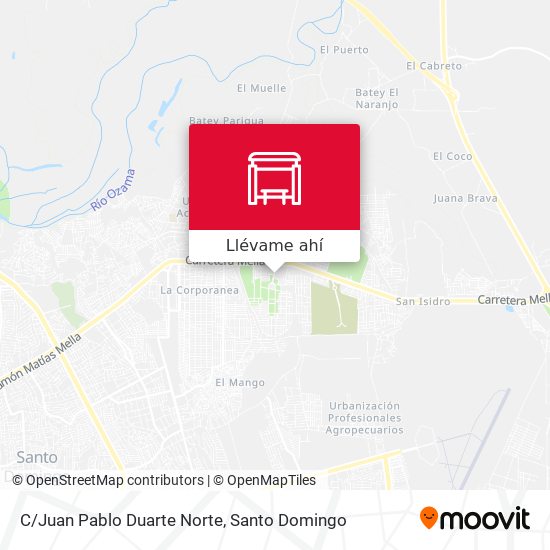 Mapa de C/Juan Pablo Duarte Norte