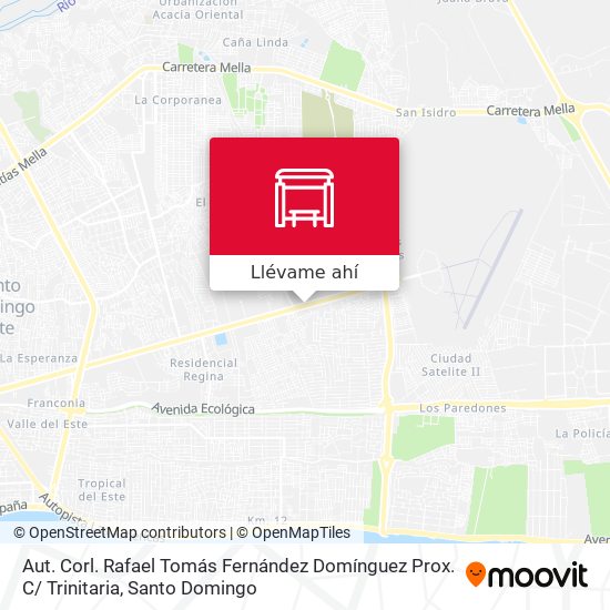Mapa de Aut. Corl. Rafael Tomás Fernández Domínguez Prox. C/ Trinitaria