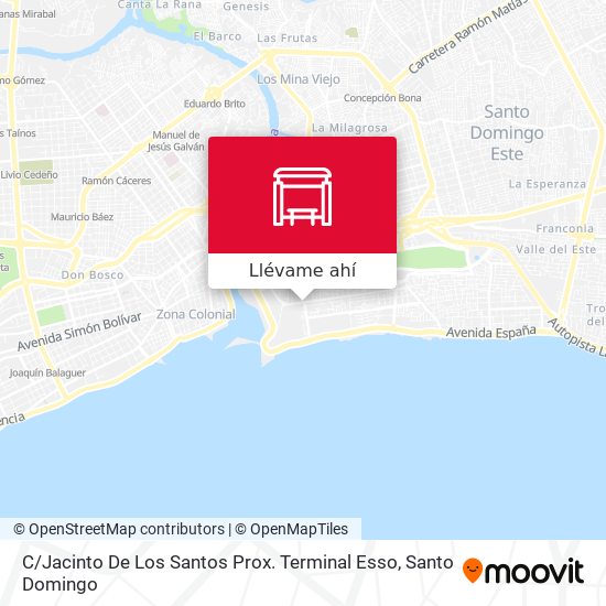 Mapa de C / Jacinto De Los Santos Prox. Terminal Esso