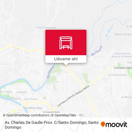 Mapa de Av. Charles De Gaulle Prox. C / Santo Domingo