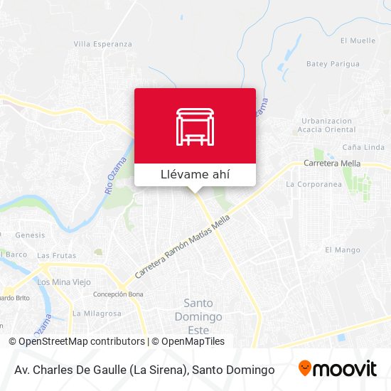 Mapa de Av. Charles De Gaulle (La Sirena)