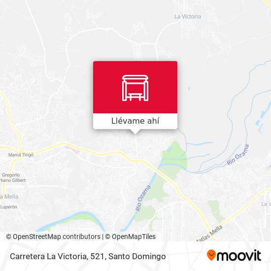 Mapa de Carretera La Victoria, 521