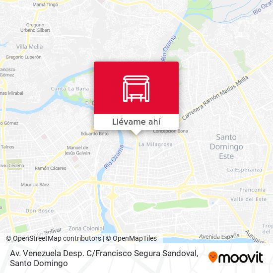 Mapa de Av. Venezuela Desp. C / Francisco Segura Sandoval