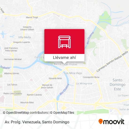 Mapa de Av. Prolg. Venezuela